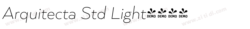 Arquitecta Std Light字体转换
